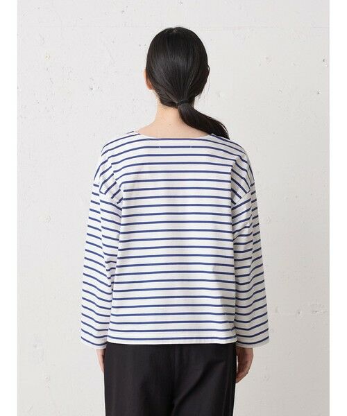 MidiUmi / ミディウミ カットソー | MidiUmi ボーダーワイドプルオーバー | 詳細5