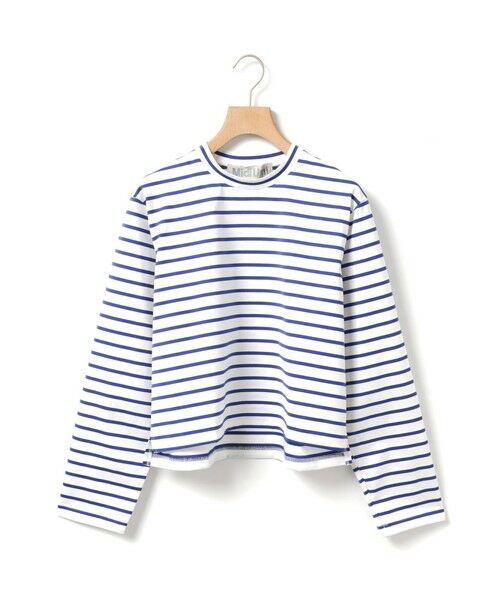 MidiUmi / ミディウミ カットソー | MidiUmi ボーダーベーシックT(オフホワイト×ブルー(color31))