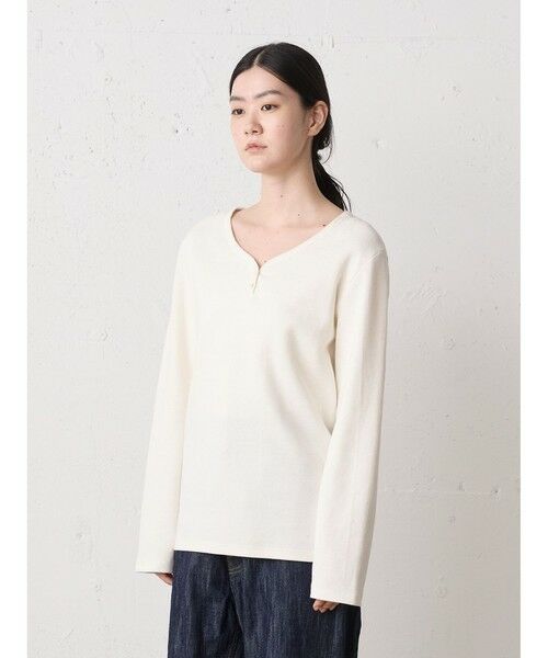 MidiUmi / ミディウミ カットソー | MidiUmi ヘンリーネックプルオーバー | 詳細3
