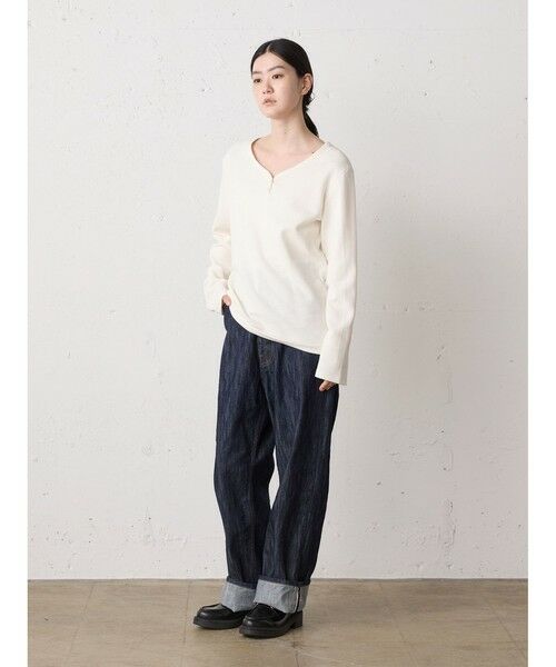 MidiUmi / ミディウミ カットソー | MidiUmi ヘンリーネックプルオーバー | 詳細8