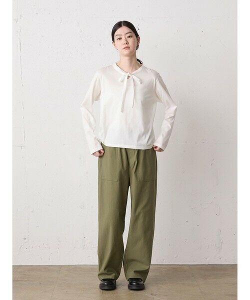 MidiUmi / ミディウミ カットソー | MidiUmi ボウタイプルオーバー | 詳細14