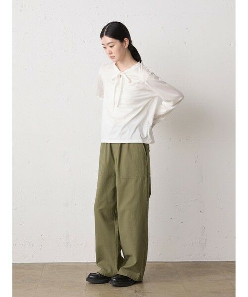 MidiUmi / ミディウミ カットソー | MidiUmi ボウタイプルオーバー | 詳細15