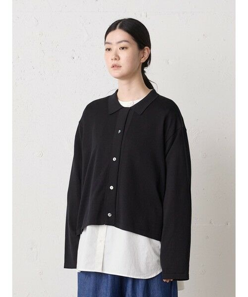 MidiUmi / ミディウミ カーディガン・ボレロ | MidiUmi ニットシャツカーディガン | 詳細12