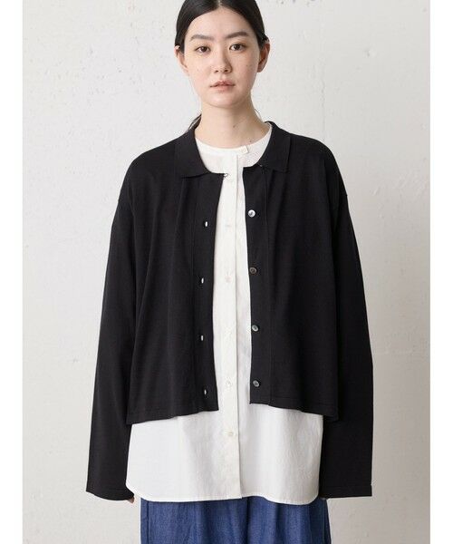MidiUmi / ミディウミ カーディガン・ボレロ | MidiUmi ニットシャツカーディガン | 詳細15