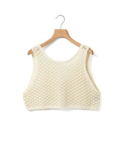 MidiUmi / ミディウミ ベスト | MidiUmi 2WAYショートニットベスト