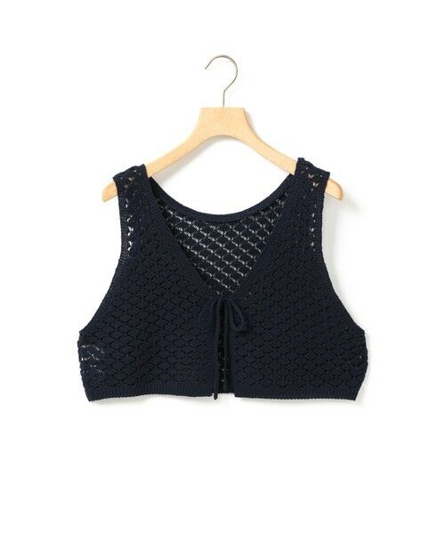 MidiUmi / ミディウミ ベスト | MidiUmi 2WAYショートニットベスト | 詳細12