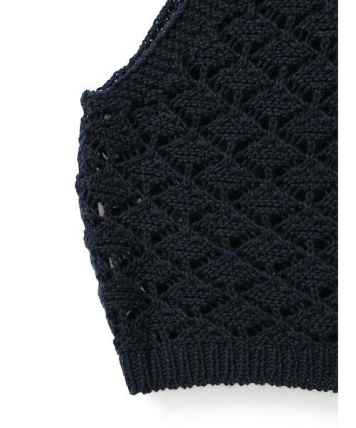 MidiUmi / ミディウミ ベスト | MidiUmi 2WAYショートニットベスト | 詳細16