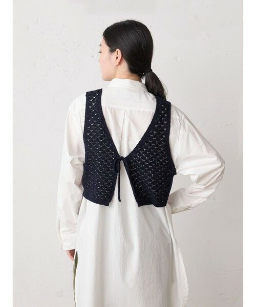 MidiUmi / ミディウミ ベスト | MidiUmi 2WAYショートニットベスト | 詳細4
