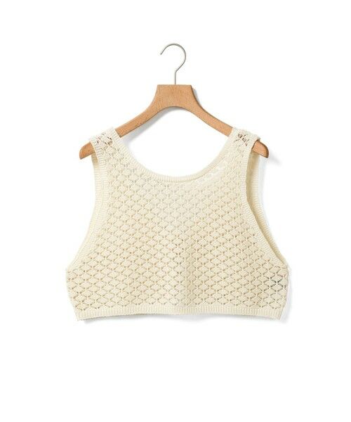 MidiUmi / ミディウミ ベスト | MidiUmi 2WAYショートニットベスト（アイボリー(color12)）