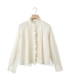 MidiUmi / ミディウミ シャツ・ブラウス | MidiUmi ピンタックレースシャツ