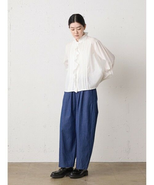 MidiUmi / ミディウミ シャツ・ブラウス | MidiUmi ピンタックレースシャツ | 詳細8