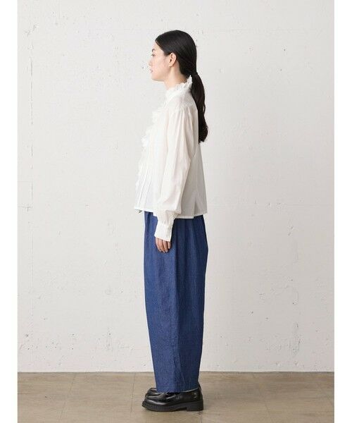 MidiUmi / ミディウミ シャツ・ブラウス | MidiUmi ピンタックレースシャツ | 詳細9