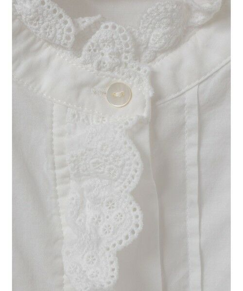 MidiUmi / ミディウミ シャツ・ブラウス | MidiUmi ピンタックレースシャツ | 詳細2