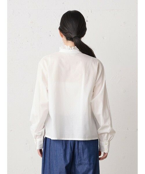 MidiUmi / ミディウミ シャツ・ブラウス | MidiUmi ピンタックレースシャツ | 詳細5