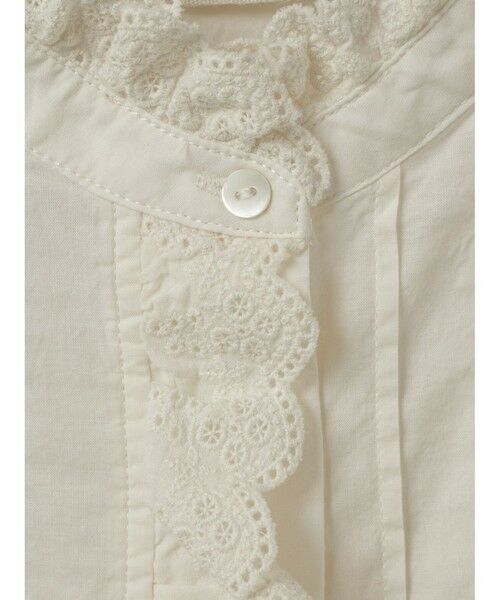 MidiUmi / ミディウミ シャツ・ブラウス | MidiUmi ピンタックレースシャツ | 詳細12