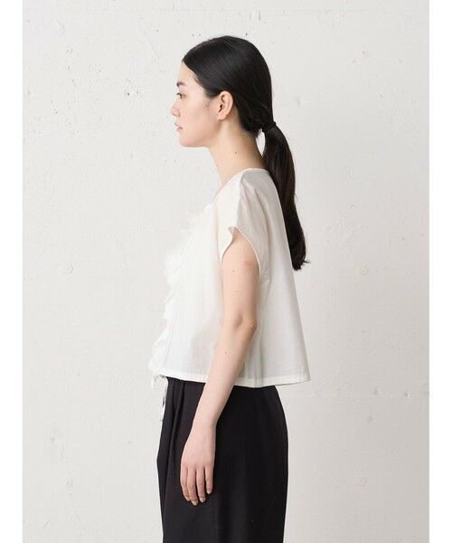 MidiUmi / ミディウミ ベスト | MidiUmi ピンタックレースベスト | 詳細4