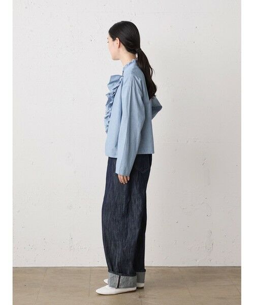 MidiUmi / ミディウミ シャツ・ブラウス | MidiUmi ダンガリーズラッフルシャツ | 詳細9