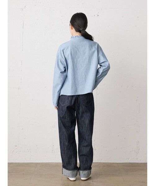 MidiUmi / ミディウミ シャツ・ブラウス | MidiUmi ダンガリーズラッフルシャツ | 詳細10