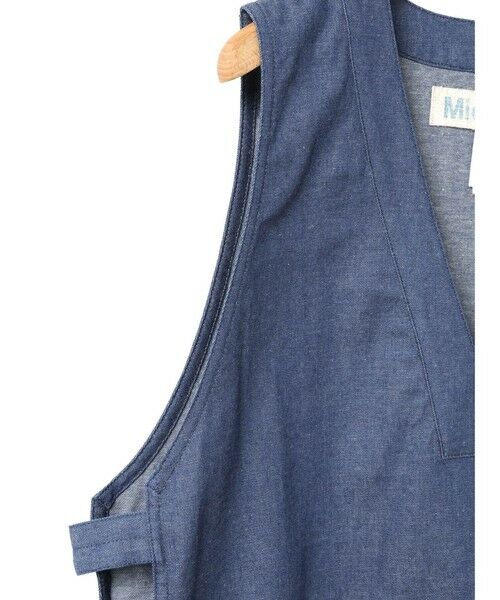 MidiUmi / ミディウミ ベスト | MidiUmi デニムサイドストラップベスト | 詳細13