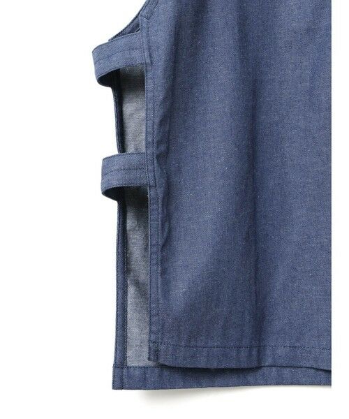 MidiUmi / ミディウミ ベスト | MidiUmi デニムサイドストラップベスト | 詳細14