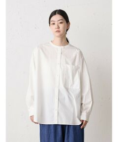 MidiUmi / ミディウミ シャツ・ブラウス | MidiUmi スタンドカラービッグシャツ