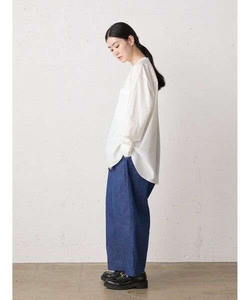 MidiUmi / ミディウミ シャツ・ブラウス | MidiUmi スタンドカラービッグシャツ | 詳細18