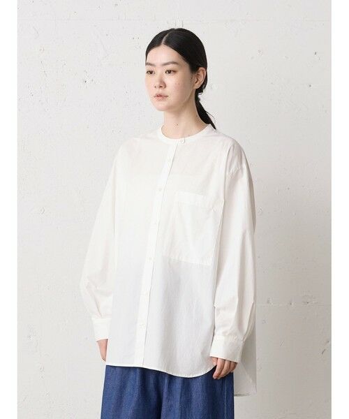 MidiUmi / ミディウミ シャツ・ブラウス | MidiUmi スタンドカラービッグシャツ | 詳細12