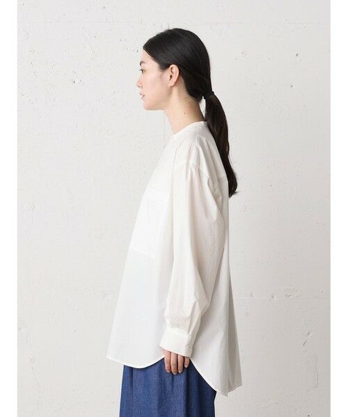 MidiUmi / ミディウミ シャツ・ブラウス | MidiUmi スタンドカラービッグシャツ | 詳細13