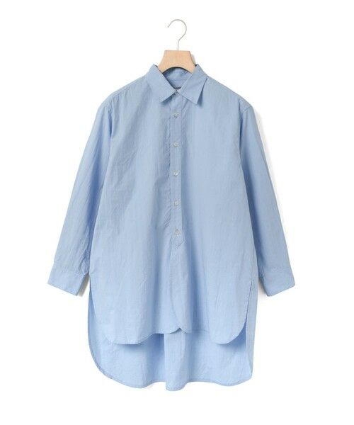 MidiUmi / ミディウミ シャツ・ブラウス | MidiUmi ワイドロングシャツ(サックス(color30))