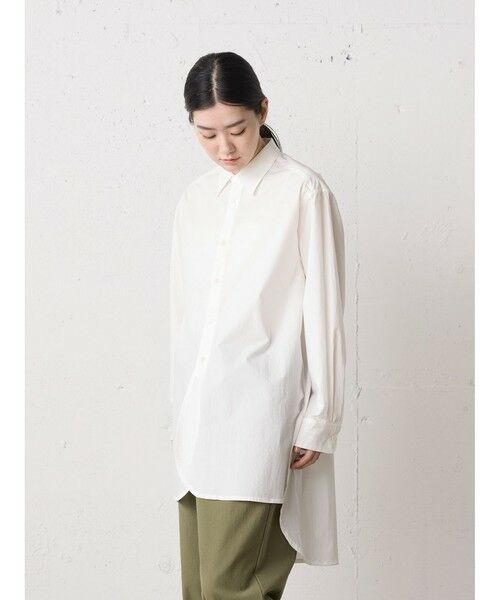 MidiUmi / ミディウミ シャツ・ブラウス | MidiUmi ワイドロングシャツ | 詳細11