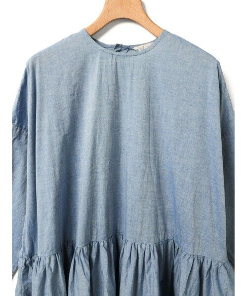 MidiUmi / ミディウミ ロング・マキシ丈ワンピース | MidiUmi シャンブレーギャザーワンピース | 詳細12