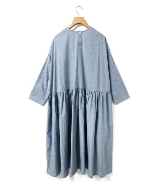 MidiUmi / ミディウミ ロング・マキシ丈ワンピース | MidiUmi シャンブレーギャザーワンピース | 詳細16