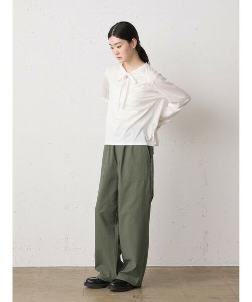 MidiUmi / ミディウミ その他パンツ | MidiUmi バックサテンベイカーパンツ | 詳細3