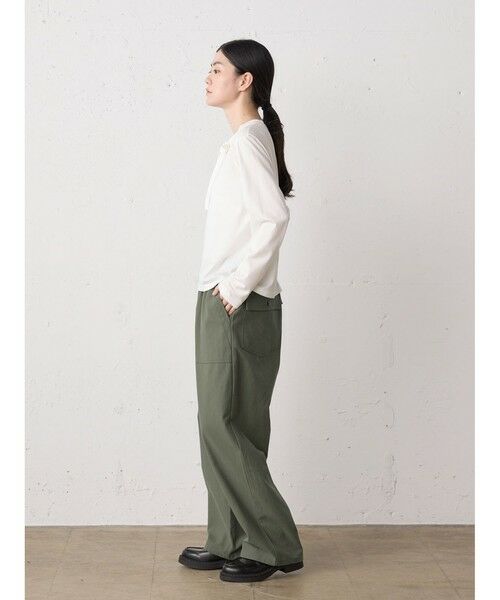 MidiUmi / ミディウミ その他パンツ | MidiUmi バックサテンベイカーパンツ | 詳細4