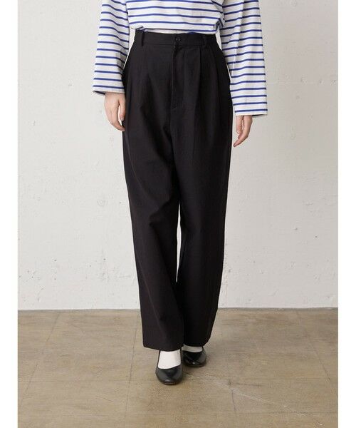 MidiUmi / ミディウミ その他パンツ | MidiUmi バックサテンツータックパンツ | 詳細14