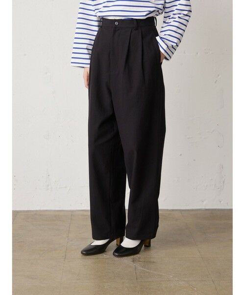 MidiUmi / ミディウミ その他パンツ | MidiUmi バックサテンツータックパンツ | 詳細15