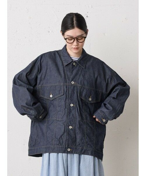 MidiUmi / ミディウミ テーラードジャケット | MidiUmi ワイドデニムジャケット | 詳細12
