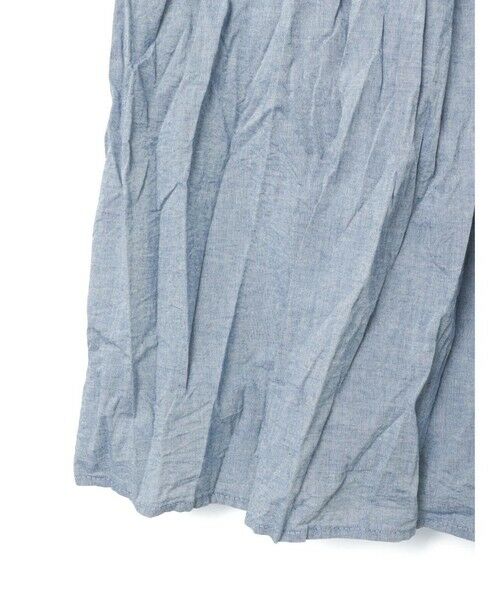 MidiUmi / ミディウミ ミニ・ひざ丈スカート | MidiUmi シャンブレーギャザースカート | 詳細12