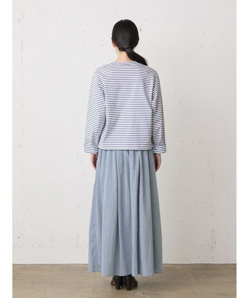 MidiUmi / ミディウミ ミニ・ひざ丈スカート | MidiUmi シャンブレーギャザースカート | 詳細5