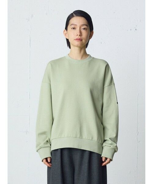 MidiUmi / ミディウミ カットソー | MidiUmi ワイドスウェットプルオーバー（ミント(color22)）