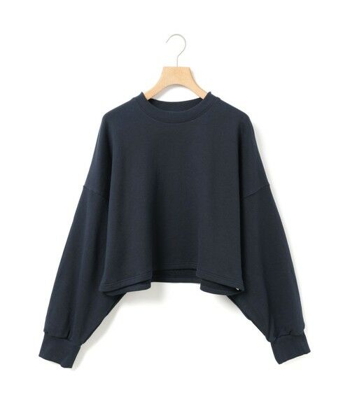 MidiUmi / ミディウミ カットソー | MidiUmi ショートスウェットプルオーバー（ネイビー(color77)）