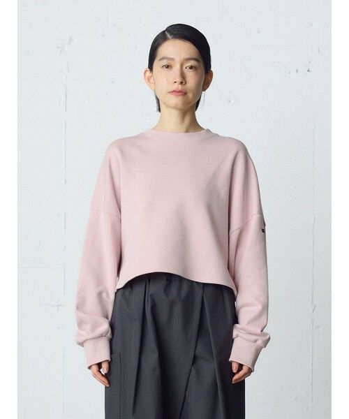 MidiUmi / ミディウミ カットソー | MidiUmi ショートスウェットプルオーバー（ピンク(color41)）