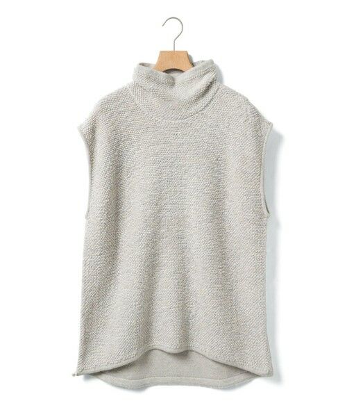 MidiUmi / ミディウミ ベスト | MidiUmi パイルボアハイネックベスト（アイボリー(color12)）