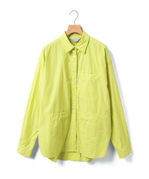 MidiUmi / ミディウミ シャツ・ブラウス | MidiUmi スリーポケットシャツ（ライム(color21)）