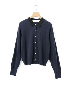 MidiUmi / ミディウミ カーディガン・ボレロ | MidiUmi バイカラーポロカーディガン