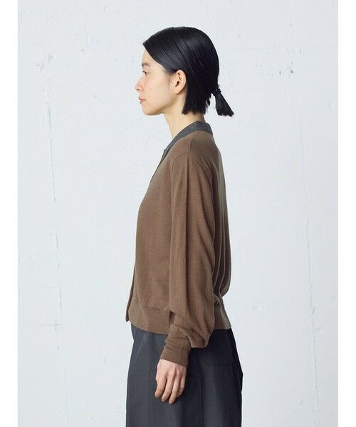 MidiUmi / ミディウミ カーディガン・ボレロ | MidiUmi バイカラーポロカーディガン | 詳細4