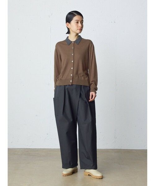 MidiUmi / ミディウミ カーディガン・ボレロ | MidiUmi バイカラーポロカーディガン | 詳細7