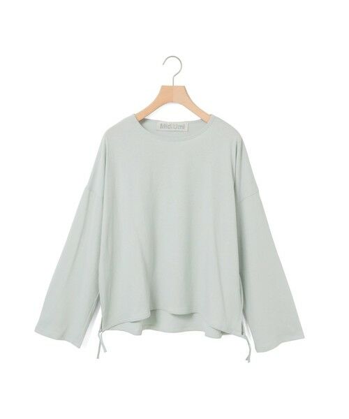 MidiUmi / ミディウミ カットソー | MidiUmi ドローストリングプルオーバー（ミント(color22)）