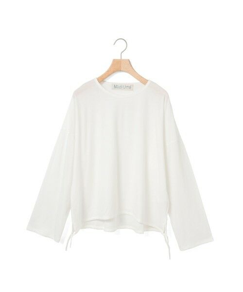 MidiUmi / ミディウミ カットソー | MidiUmi ドローストリングプルオーバー（オフホワイト(color11)）
