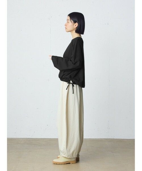 MidiUmi / ミディウミ カットソー | MidiUmi ドローストリングプルオーバー | 詳細11